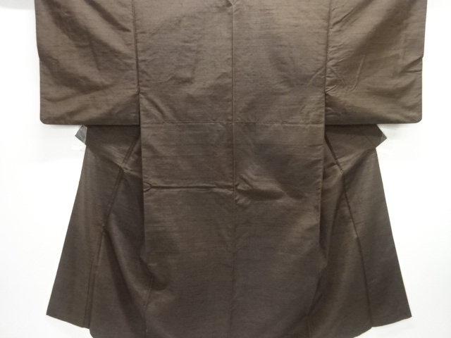 アンティーク　手織りひげ紬男物着物アンサンブル